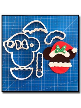 Minnie Noël 101 - Emporte-pièce en Kit pour pâtes à sucre et sablés sur le thème Noël