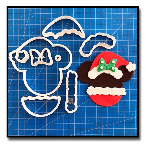 Minnie Noël 101 - Emporte-pièce en Kit pour pâtes à sucre et sablés sur le thème Noël
