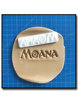 Moana 301 - Tampon pour pâtes à sucre et sablés sur le thème Vaiana / Moana