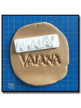 Vaiana 301 - Tampon pour pâtes à sucre et sablés sur le thème Vaiana / Moana
