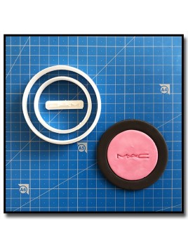MAC Blush 101 - Emporte-pièce en Kit pour pâtes à sucre et sablés sur le thème Maquillage et Cosmetique