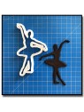 Danseuse/Ballerine 209 - Emporte-pièce pour pâtes à sucre et sablés sur le thème Danse