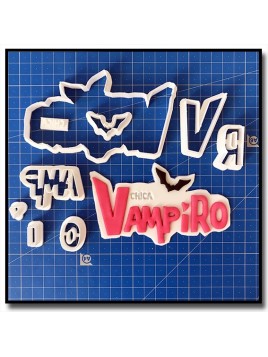 Chica Vampiro Logo 101 - Emporte-pièce en Kit pour pâtes à sucre et sablés sur le thème Films, Cinéma et TV