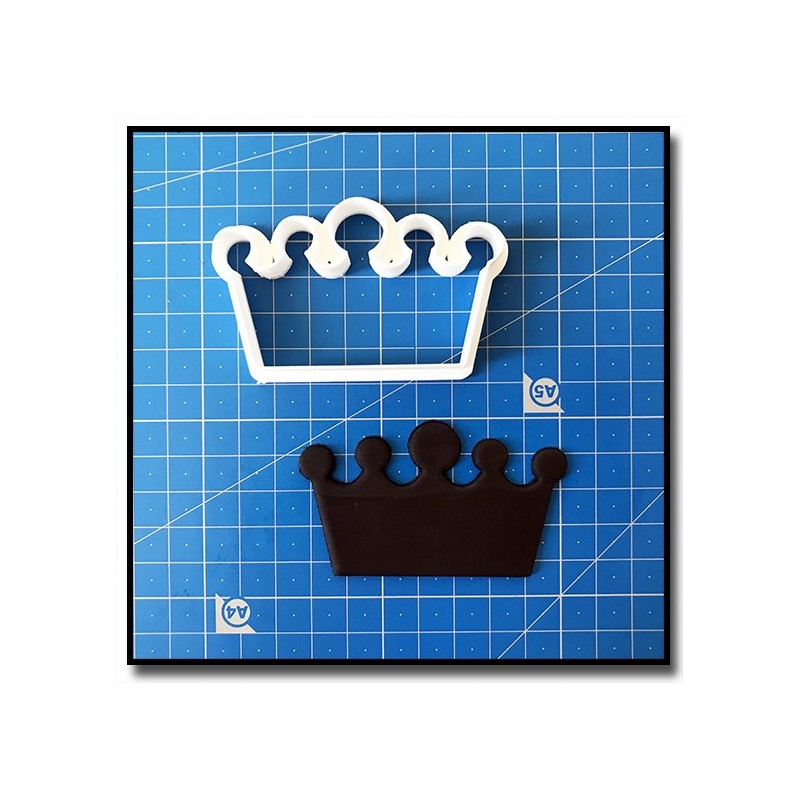 Couronne 205 - Emporte-pièce pour pâtes à sucre et sablés sur le thème Rois et Reines