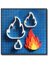 Flamme/Feu 103 - Emporte-pièce pour pâtes à sucre et sablés sur le thème Pompier
