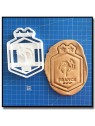 Equipe de France FFF Logo 001 - Emporte-pièce pour pâtes à sucre et sablés sur le thème Football