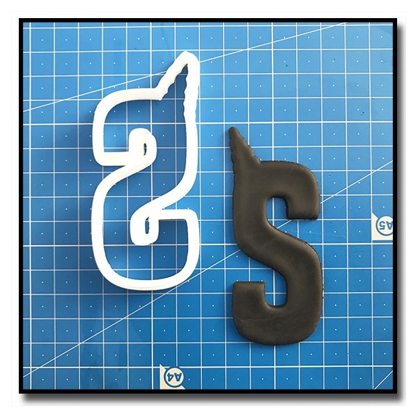 Licorne Typographie 201 - Emporte-pièce pour pâtes à sucre et sablés sur le thème Licorne