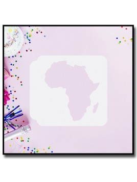 Afrique 901 - Pochoir pour pâtes à sucre et sablés sur le thème Voyage