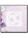 Ballon de Football 901 - Pochoir pour pâtes à sucre et sablés sur le thème Football