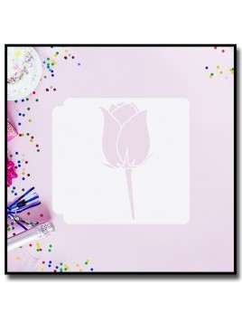 Rose 902 - Pochoir pour pâtes à sucre et sablés sur le thème Fleurs & Plantes