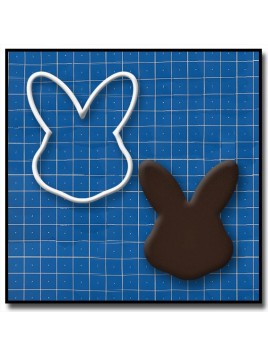 Lapin Visage 201 - Emporte-pièce pour pâtes à sucre et sablés sur le thème Pâques / Printemps