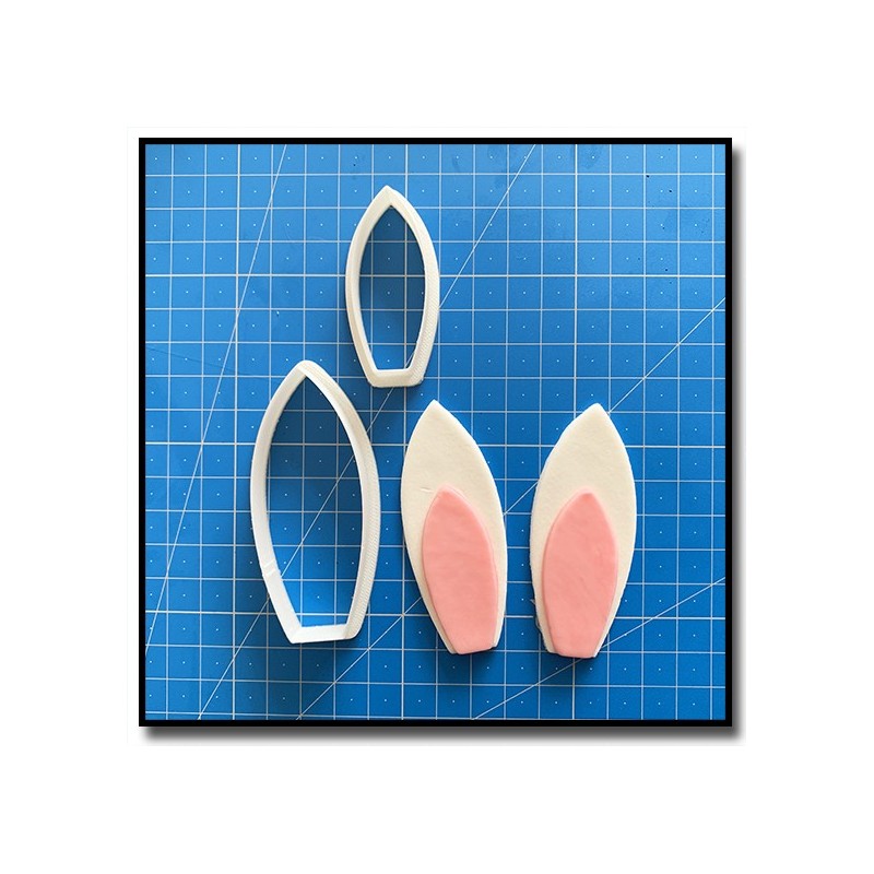 Oreilles de Lapin 101 - Emporte-pièce en Kit pour pâtes à sucre et sablés sur le thème Pâques / Printemps