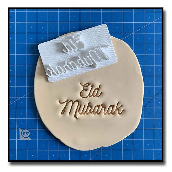 Eid Mubarak 303 - Tampon - Tampon pour pâtes à sucre et sablés sur le thème Eid & Ramadan
