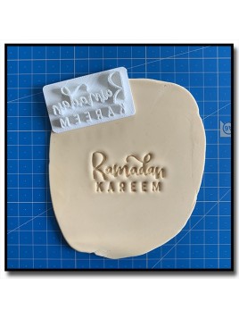 Ramadan Kareem 301 - Tampon pour pâtes à sucre et sablés sur le thème Eid & Ramadan