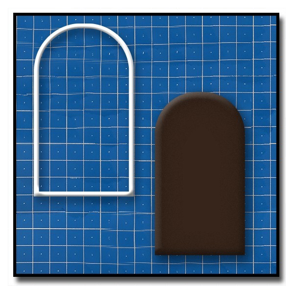 Arche 201 - Emporte-pièce pour pâtes à sucre et sablés sur le thème Plaques & Formes