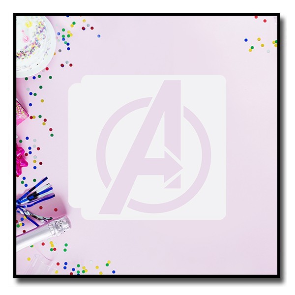 Avengers 901 - Pochoir pour pâtes à sucre et sablés sur le thème Super-Heros