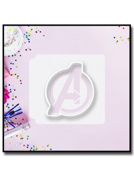 Avengers 9201 - Pochoir + Emporte-pièce pour pâtes à sucre et sablés sur le thème Super-Heros