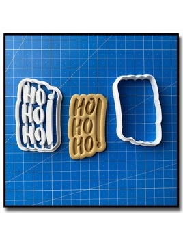 Hohoho 002 - Emporte-pièce pour pâtes à sucre et sablés sur le thème Noël