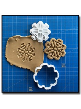 Flocon 001 - Emporte-pièce pour pâtes à sucre et sablés sur le thème Noël
