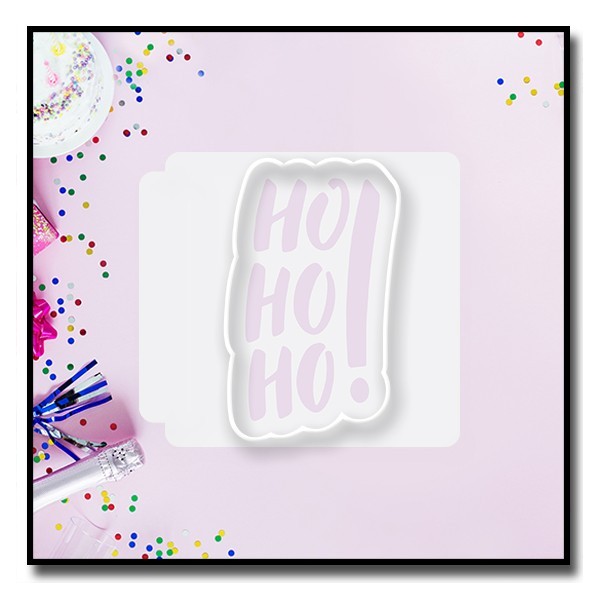 Hohoho 9201 - Pochoir + Emporte-pièce pour pâtes à sucre et sablés sur le thème Noël
