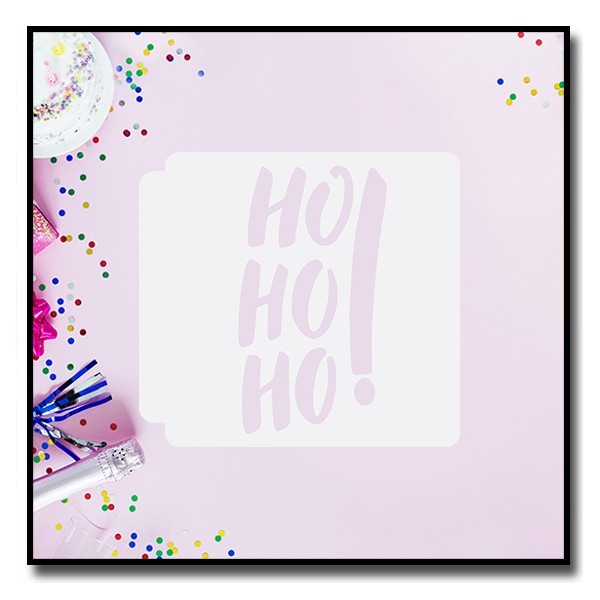 Hohoho 901 - Pochoir pour pâtes à sucre et sablés sur le thème Noël