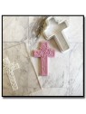 Croix fleuri 602 - Debosser/Outbosser pour pâtes à sucre et sablés sur le thème Baptême & Religion