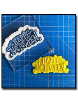 Happy Halloween 603 - Debosser/Outbosser pour pâtes à sucre et sablés sur le thème Halloween