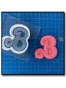 Barbie Logo 603 - Debosser/Outbosser pour pâtes à sucre et sablés sur le thème Barbie.