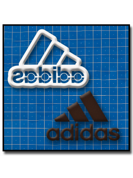 Adidas Logo 201 - Emporte-pièce pour pâtes à sucre et sablés sur le thème Sports