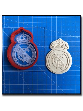 Real Madrid 601 - Debosser/Outbosser pour pâtes à sucre et sablés sur le thème Football